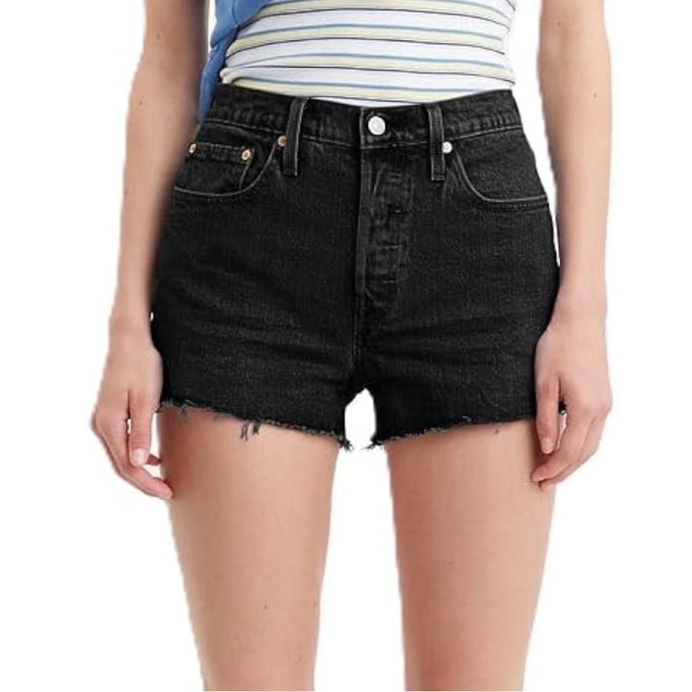 Levi’s 501 Black High Rise Shorts